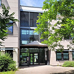 The picture shows the office building in Entzheim where crossbase SARL is located.