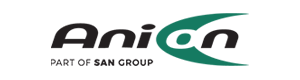 Le logo de l'entreprise ANICON, qui fait partie de SAN Group Biotech Germany GmbH